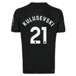Nogometni Dresovi Tottenham Hotspur Kulusevski 21 Dječji Gostujući 2025-26 Kratkih Rukava